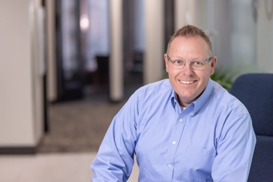 portrait of a smiling person in business attire